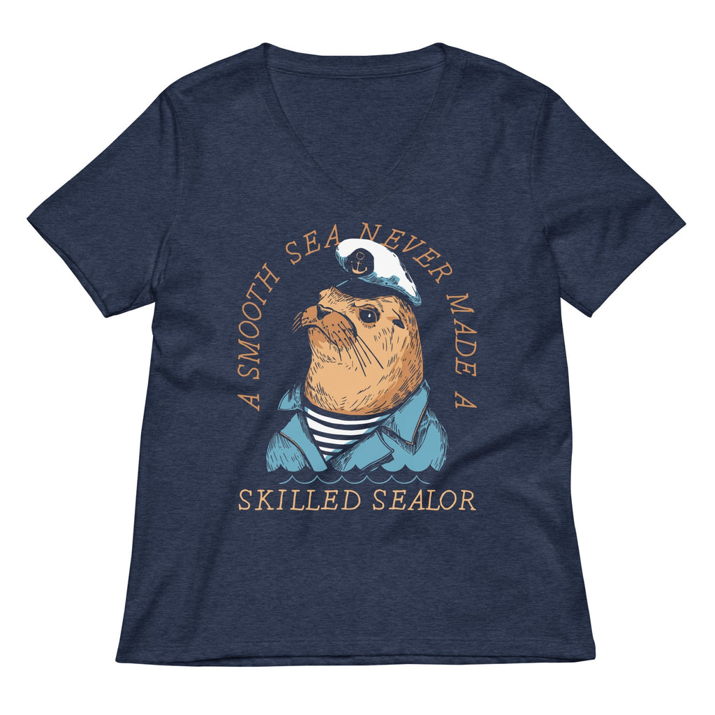 Skilled Sealor Women's V-Neck Tee