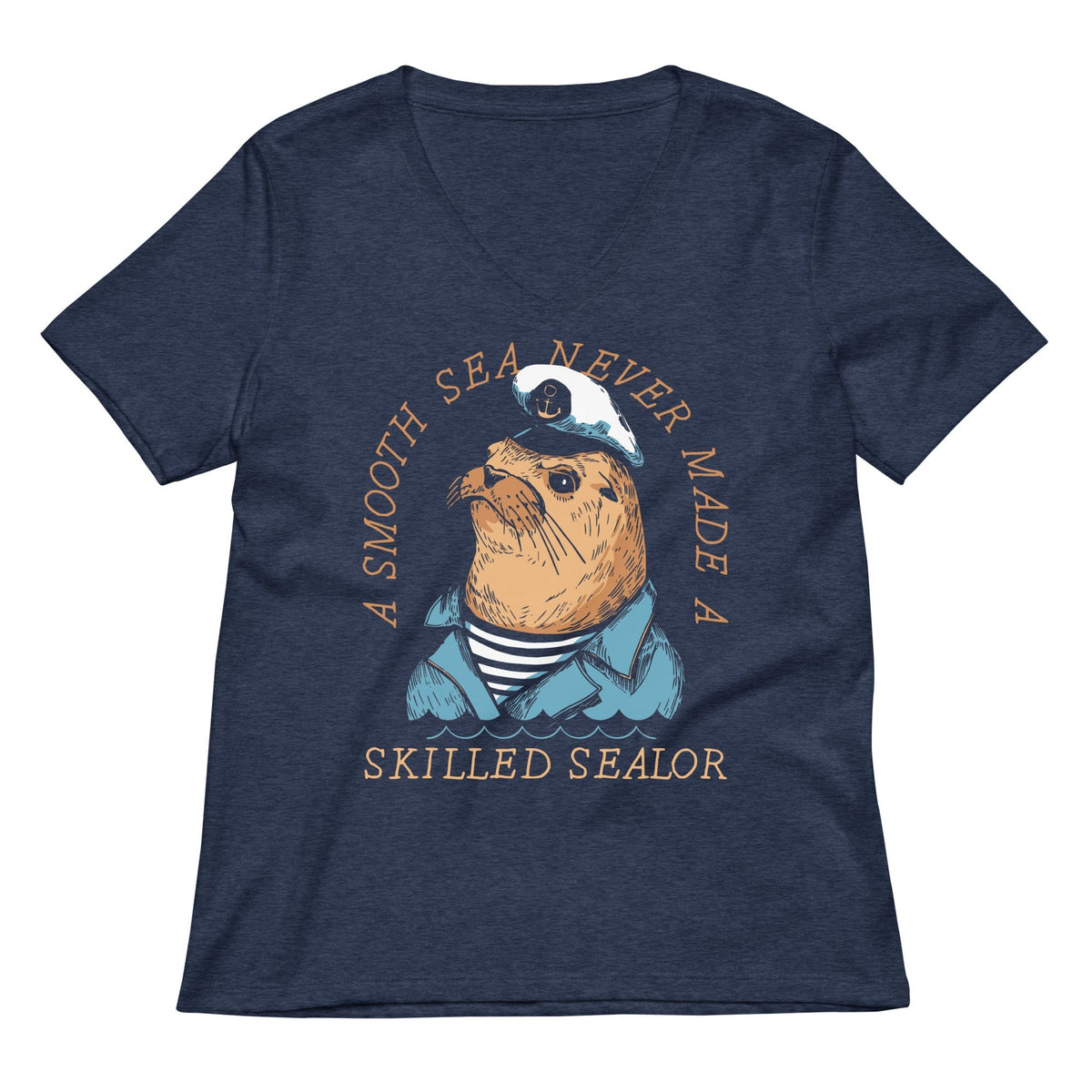 Skilled Sealor Women's V-Neck Tee