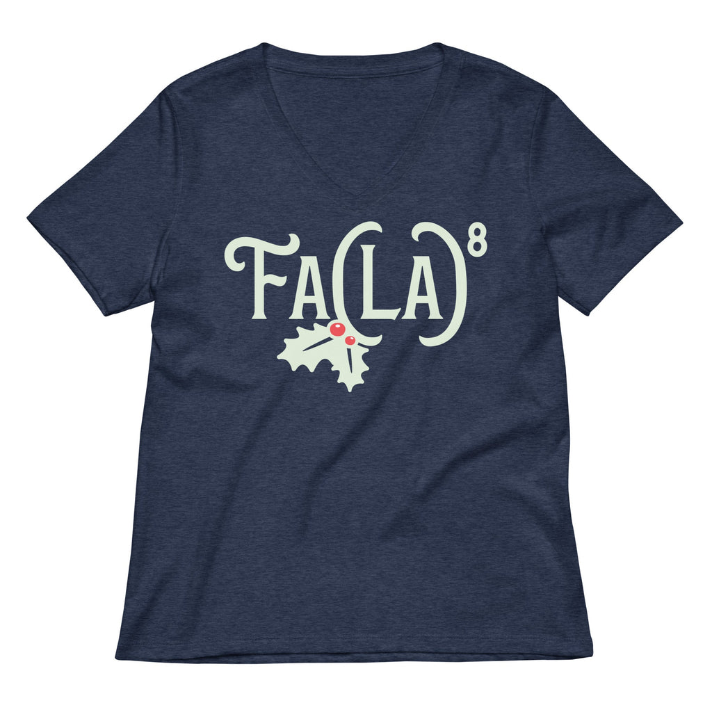 Fa LaLaLaLaLaLaLaLa Women's V-Neck Tee