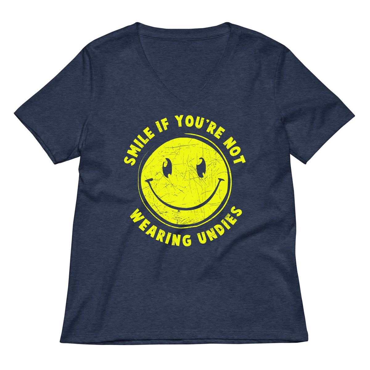Smile For No Undies Women's V-Neck Tee