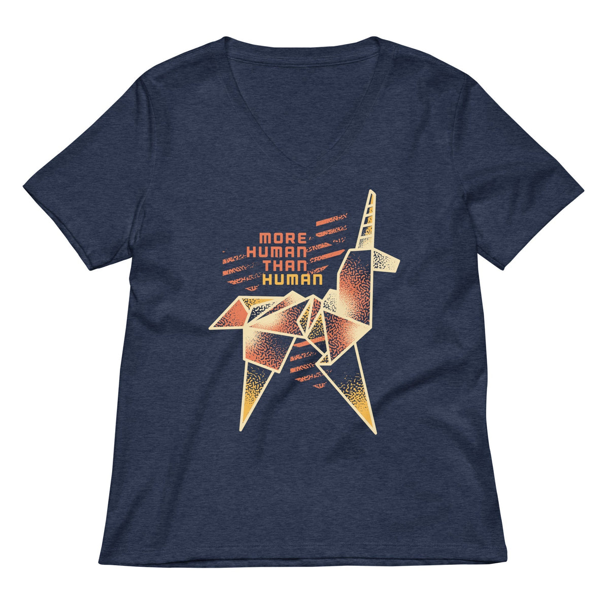 More Human Than Human Women's V-Neck Tee