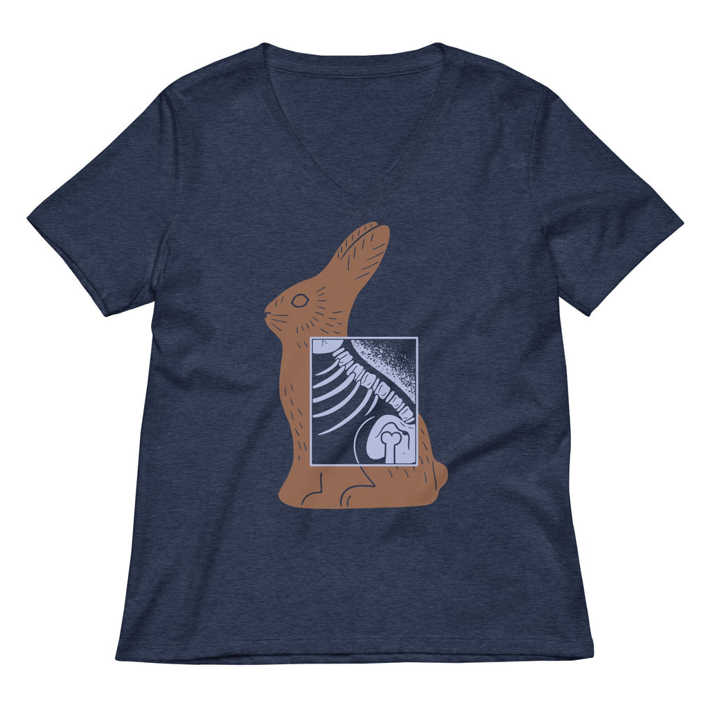 Bunny X-Ray Women's V-Neck Tee