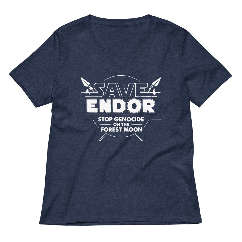 Save Endor Women's V-Neck Tee