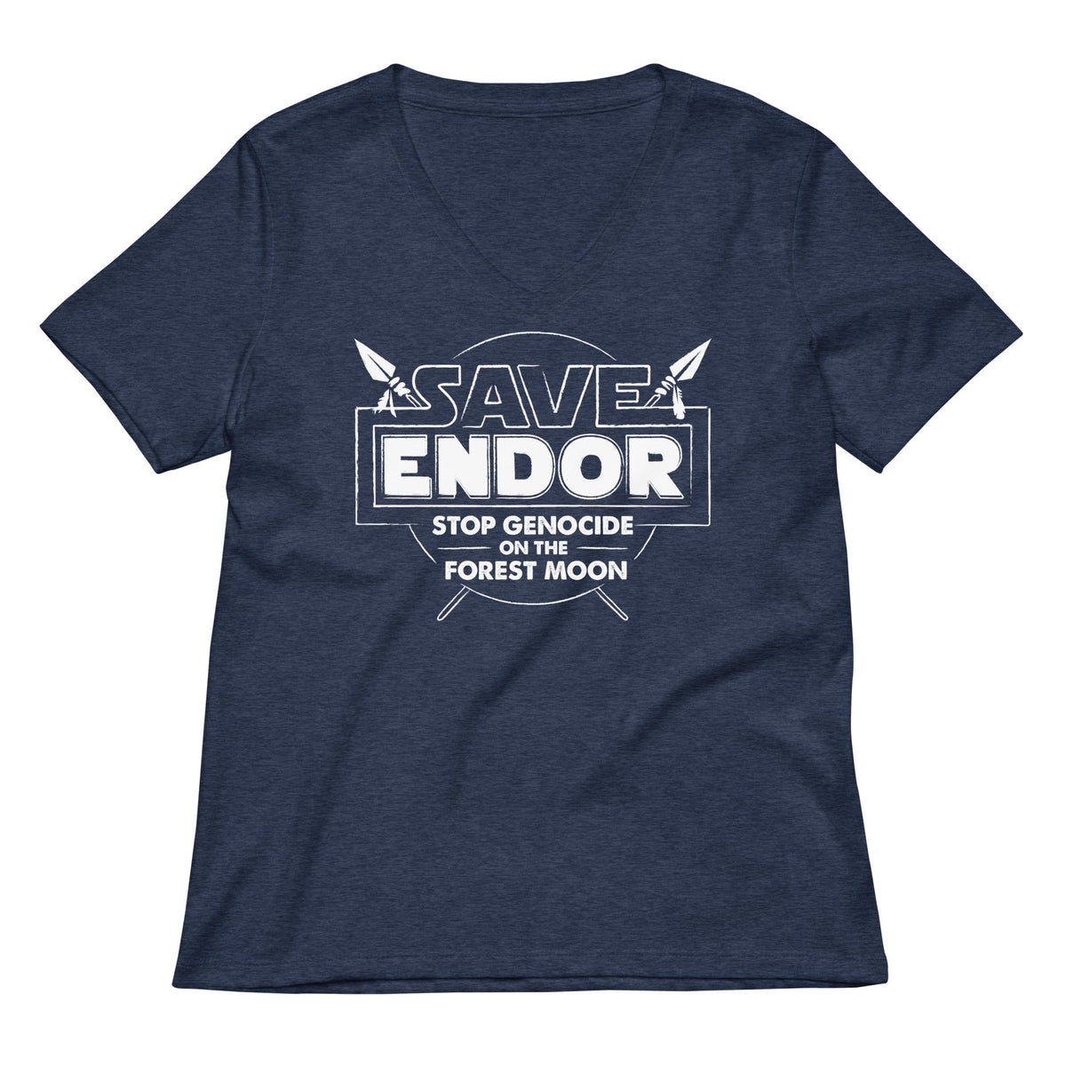 Save Endor Women's V-Neck Tee