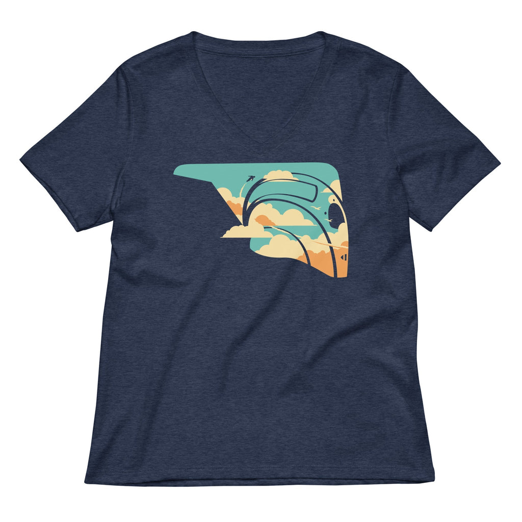 Sky Rocket Women's V-Neck Tee