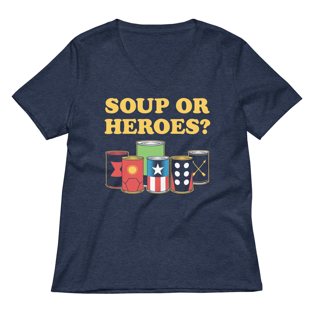 Soup Or Hero? Women's V-Neck Tee