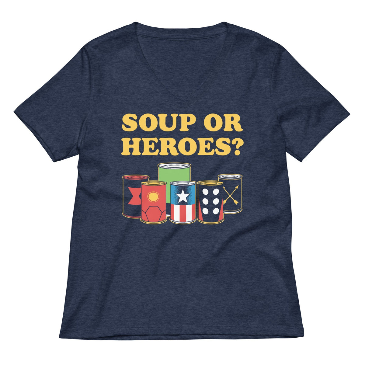 Soup Or Hero? Women's V-Neck Tee