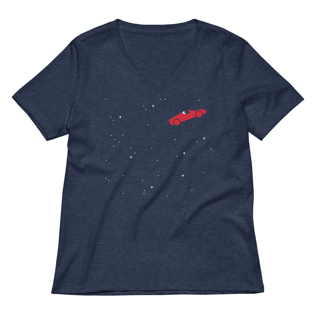 Space Road Women's V-Neck Tee
