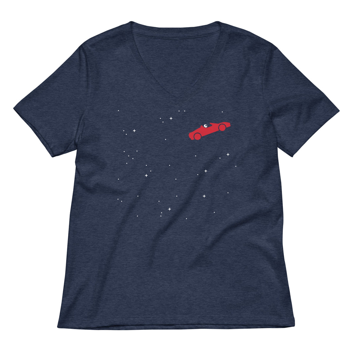 Space Road Women's V-Neck Tee