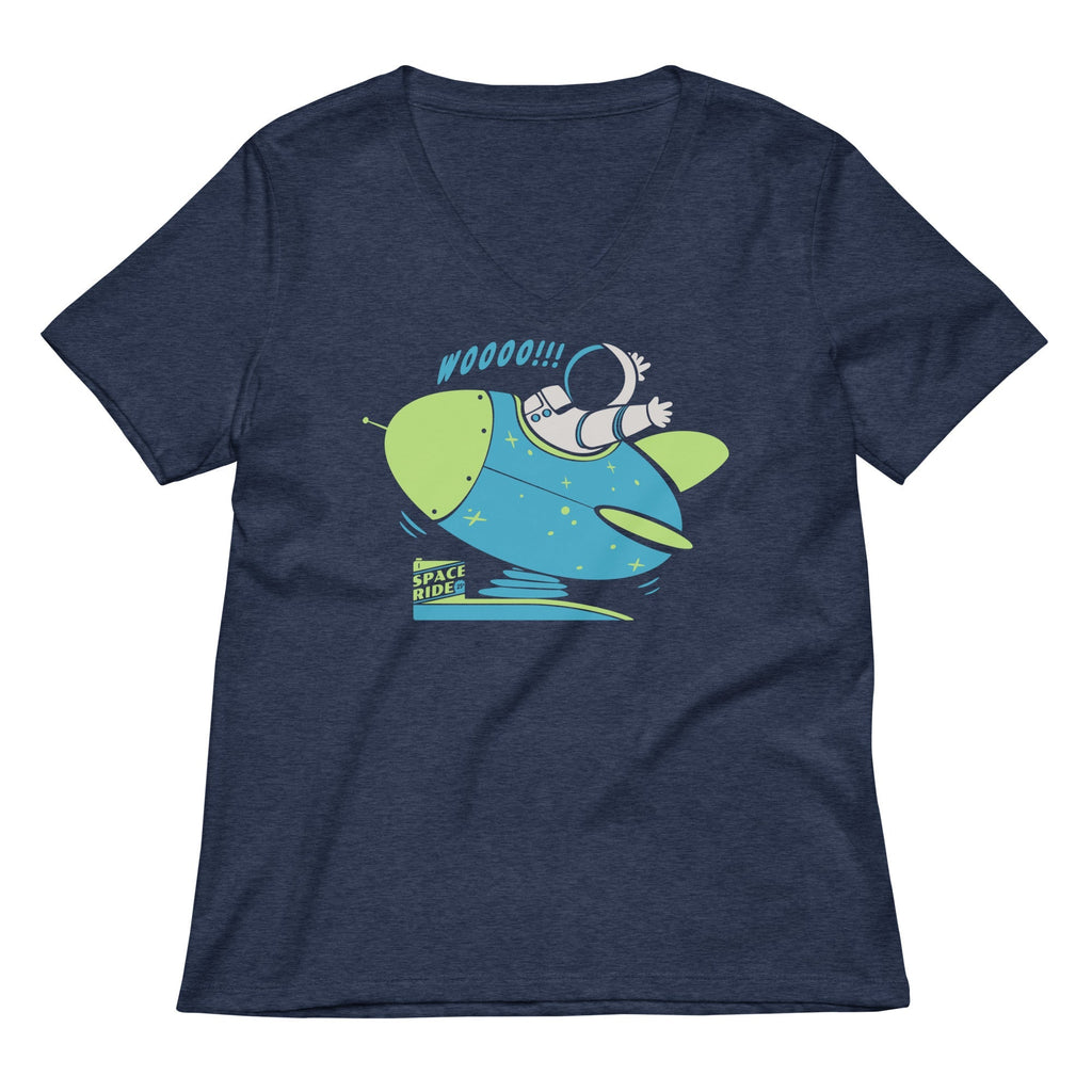 Space Ride Women's V-Neck Tee