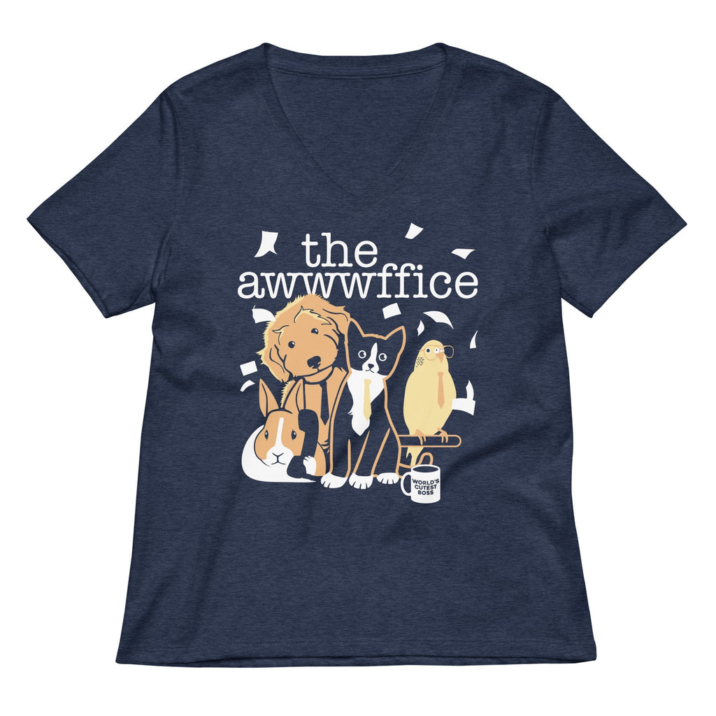 The Awwwffice Women's V-Neck Tee