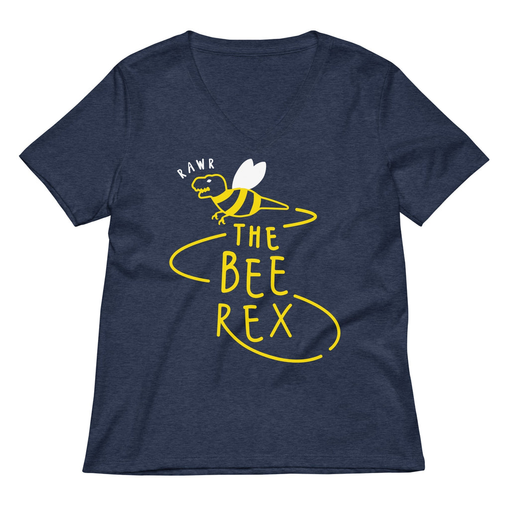 The Bee Rex Women's V-Neck Tee