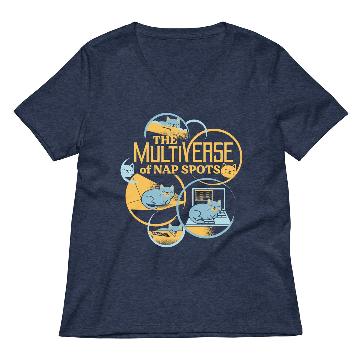 The Multiverse Of Nap Spots Women's V-Neck Tee