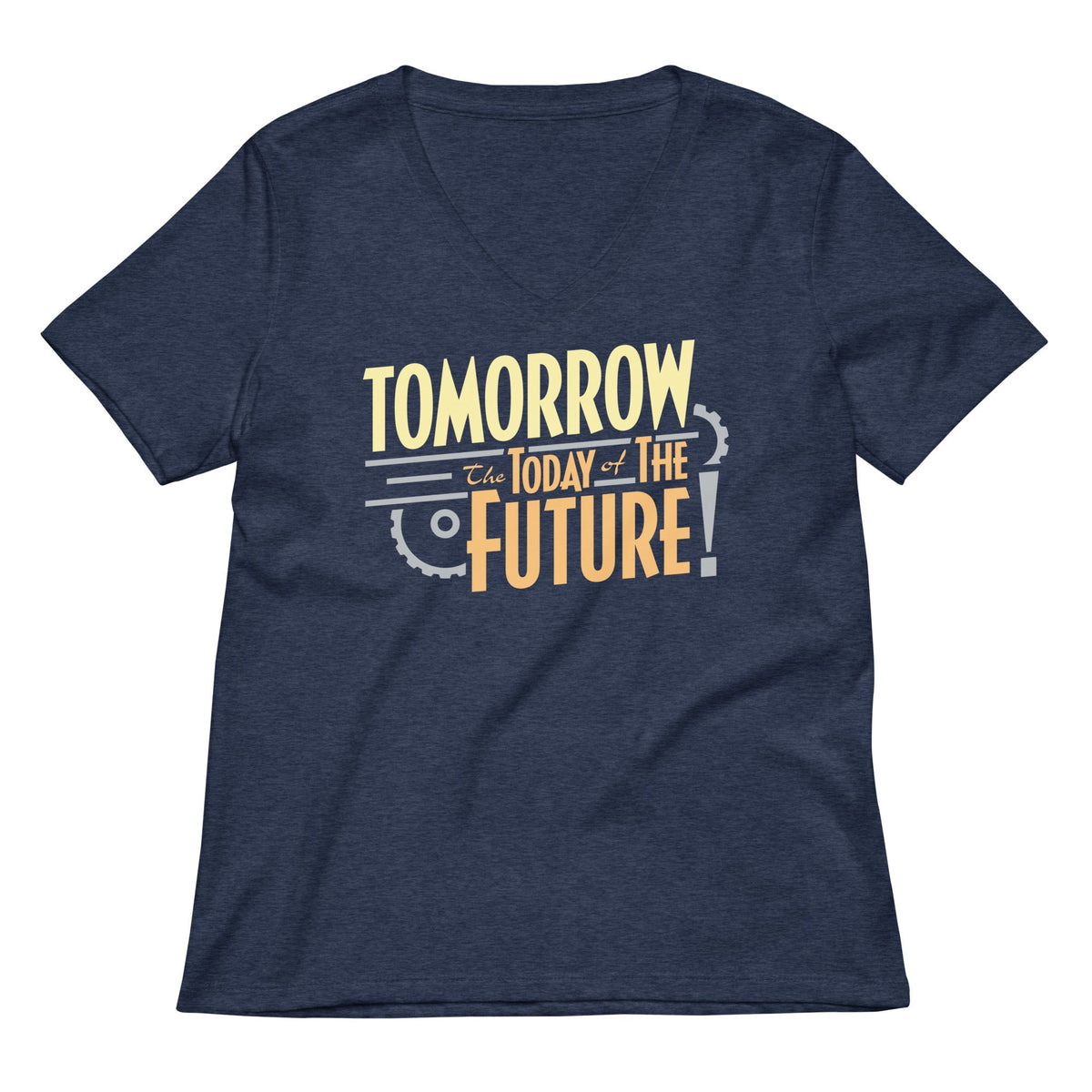 Tomorrow, The Today Of The Future Women's V-Neck Tee
