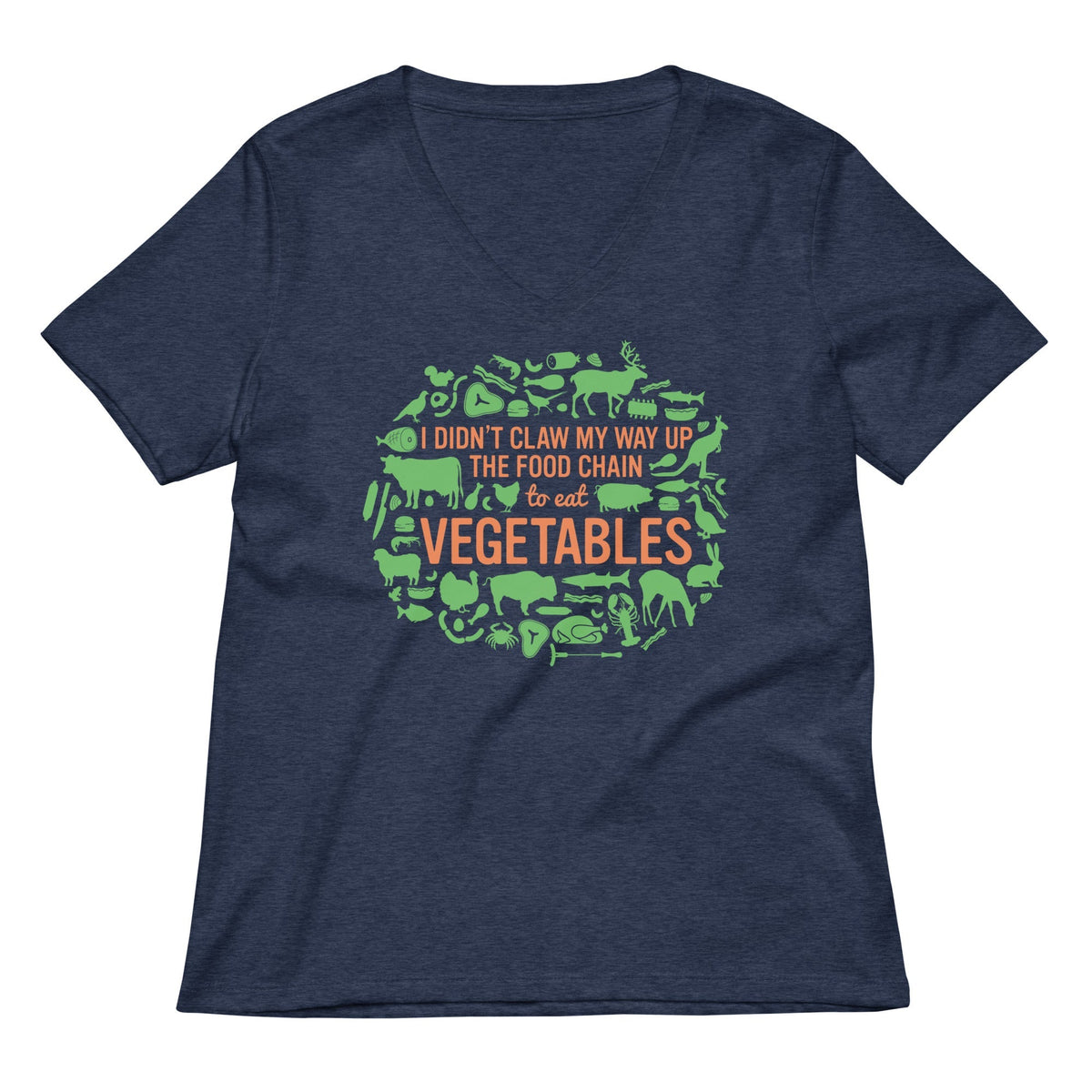 Top Of The Food Chain Women's V-Neck Tee