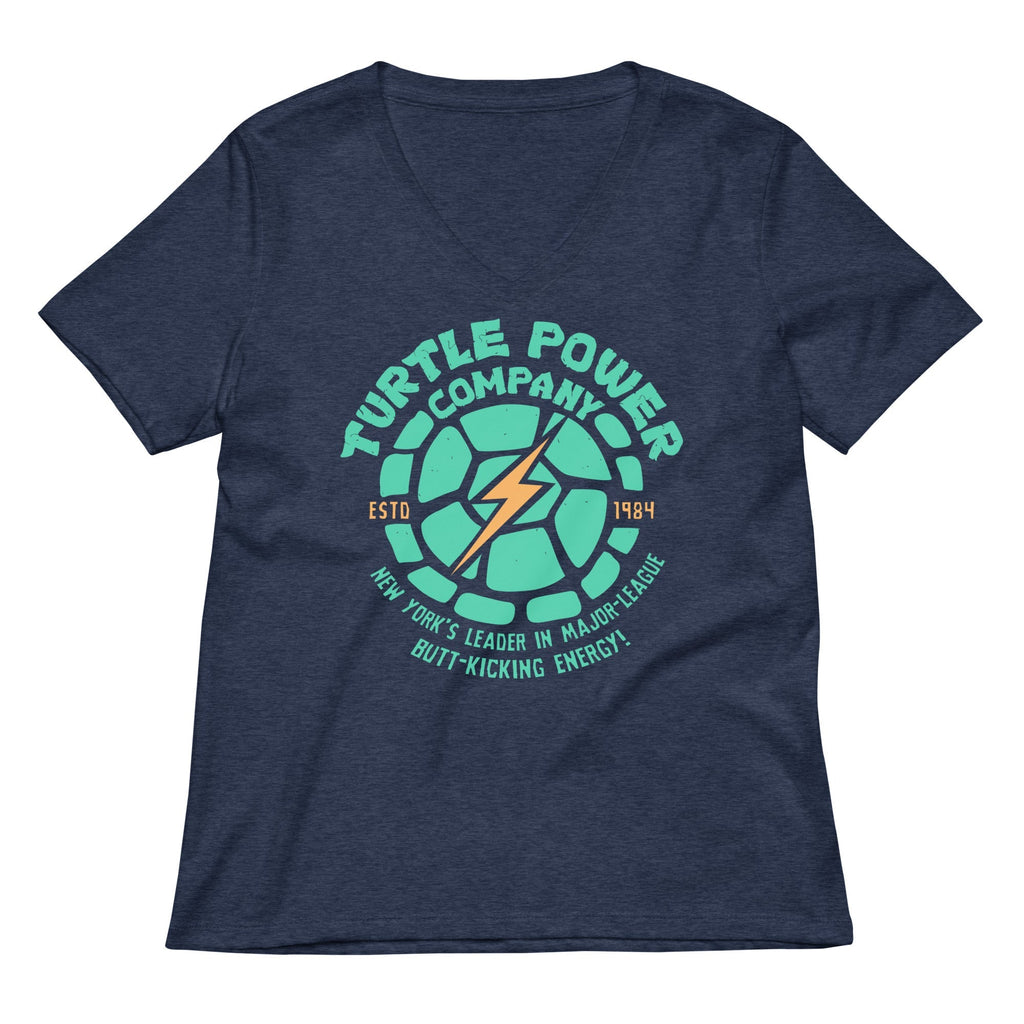 Turtle Power Company Women's V-Neck Tee