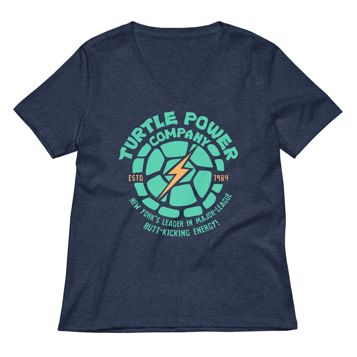 Turtle Power Company Women's V-Neck Tee