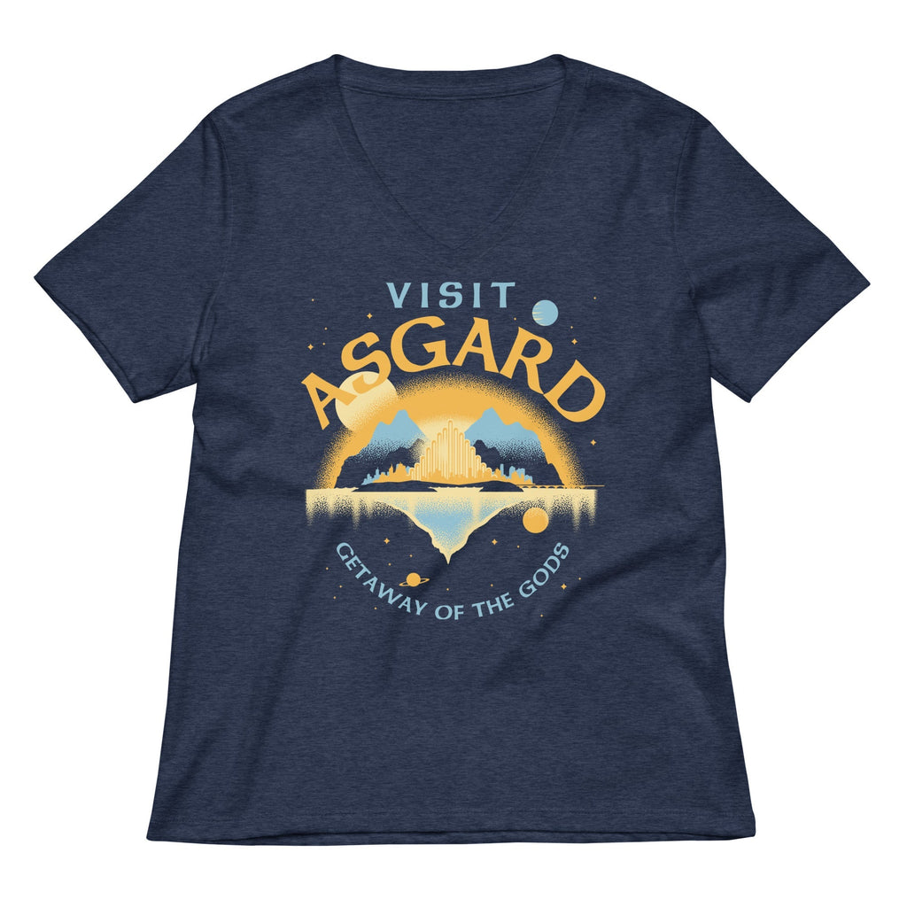 Visit Asgard Women's V-Neck Tee