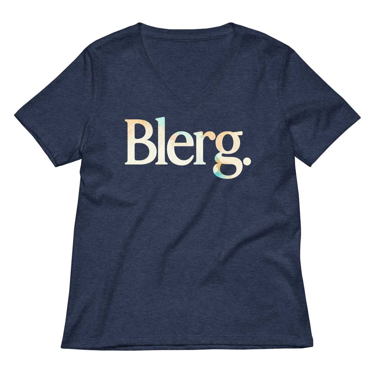 Blerg Women's V-Neck Tee