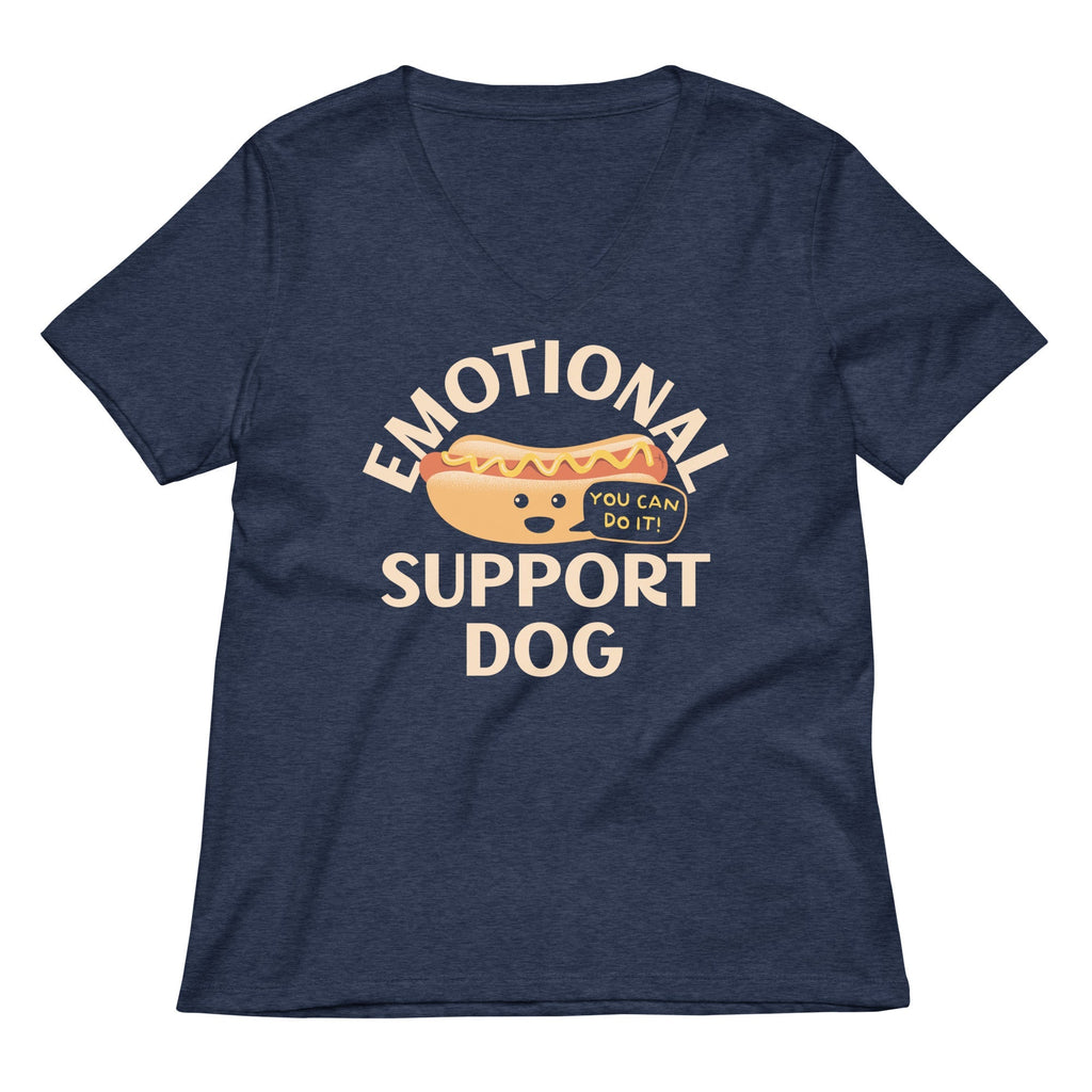 Emotional Support Dog Women's V-Neck Tee