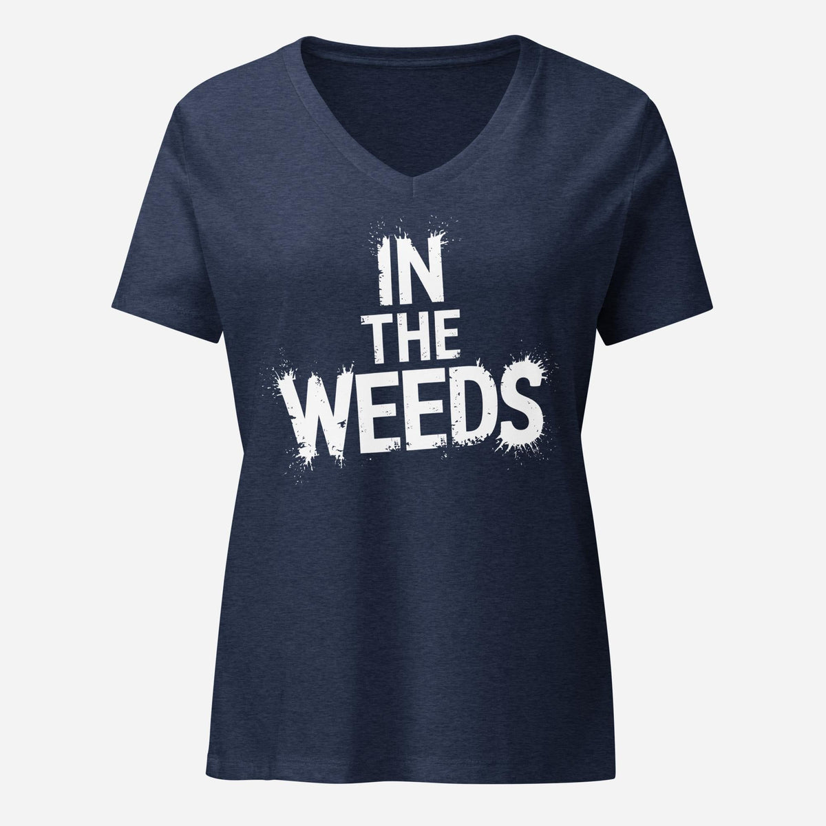 In The Weeds Womenâ€™s Relaxed V-neck Tee