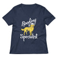 Roofing Specialist Women's V-Neck Tee