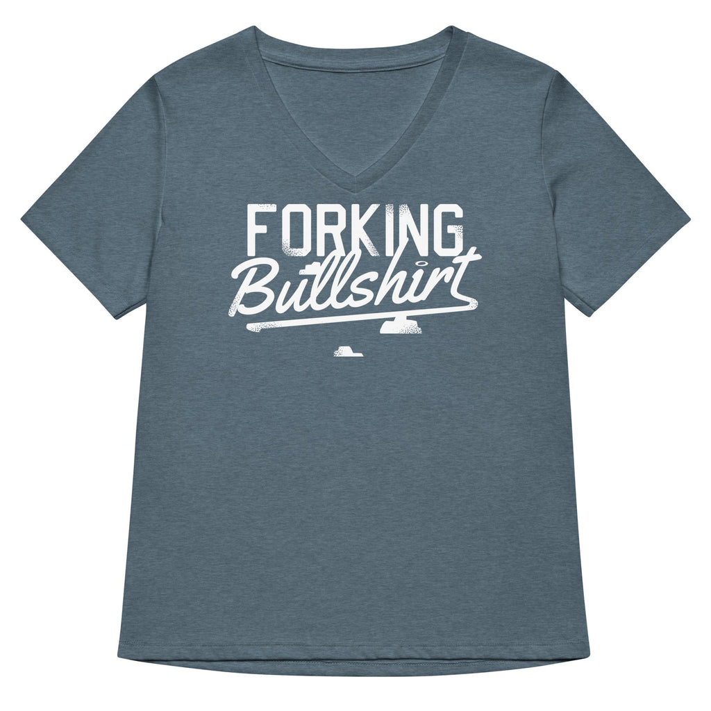 Forking Bullshirt Women's V-Neck Tee