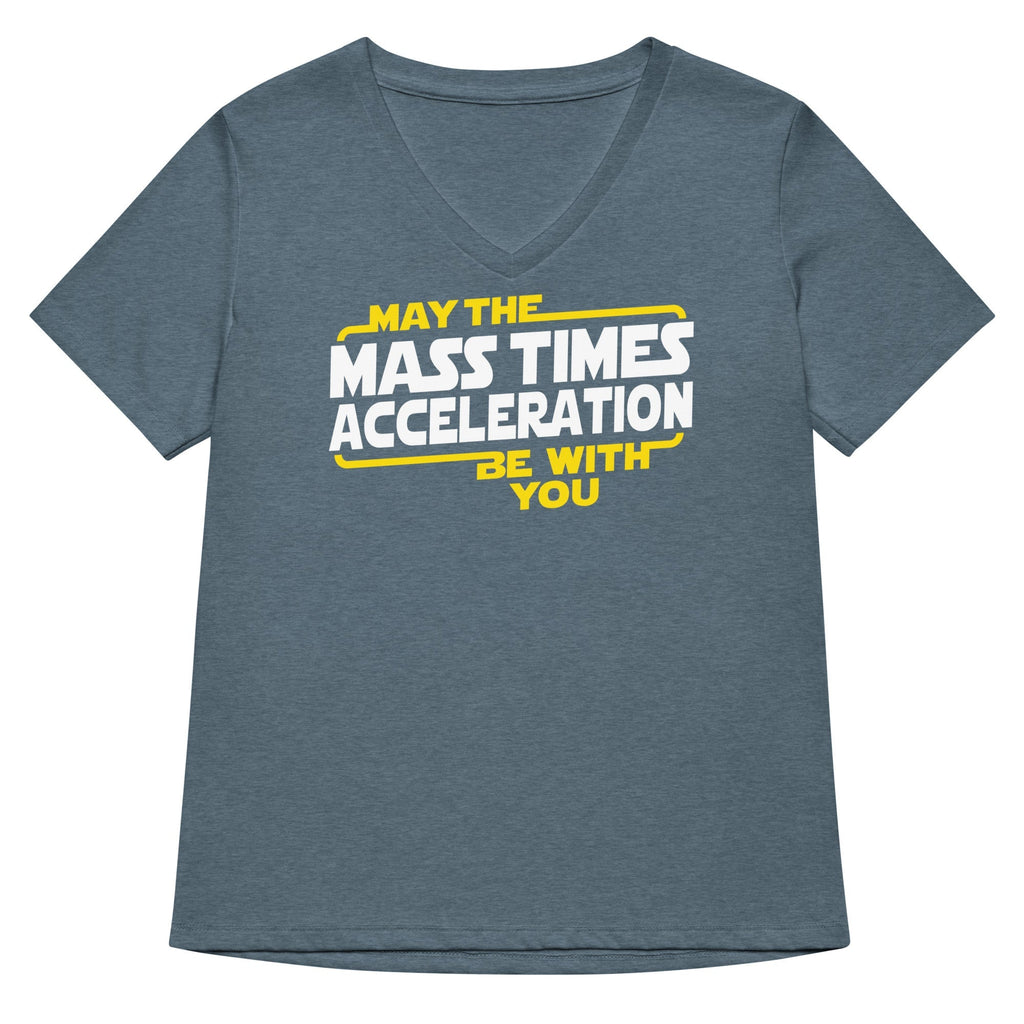 May The Mass x Acceleration Women's V-Neck Tee