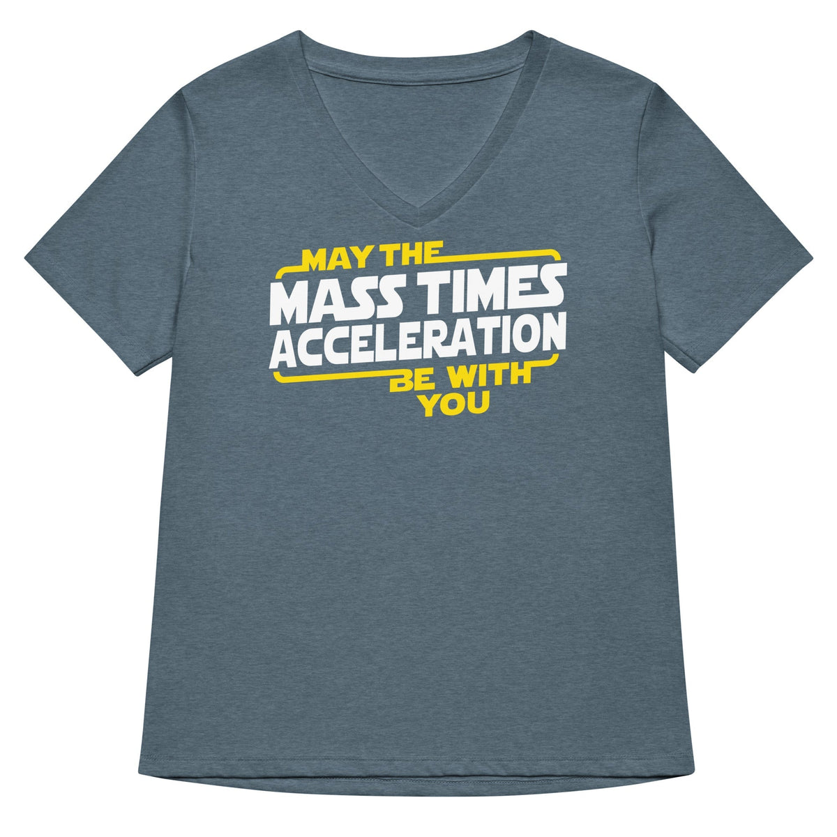 May The Mass x Acceleration Women's V-Neck Tee