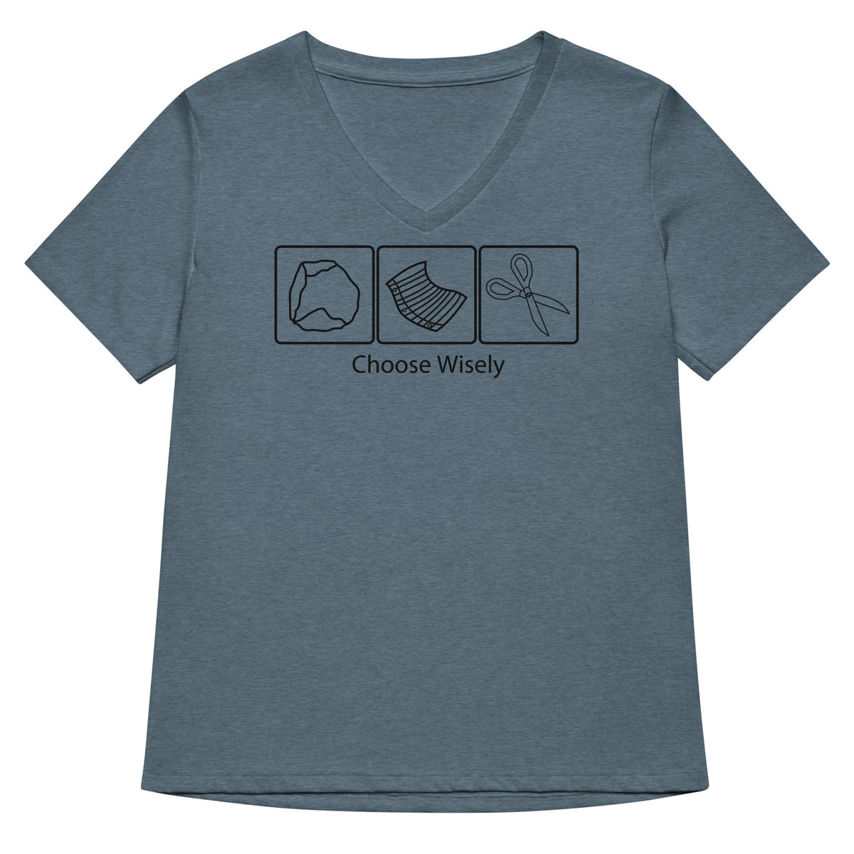 Choose Wisely Women's V-Neck Tee