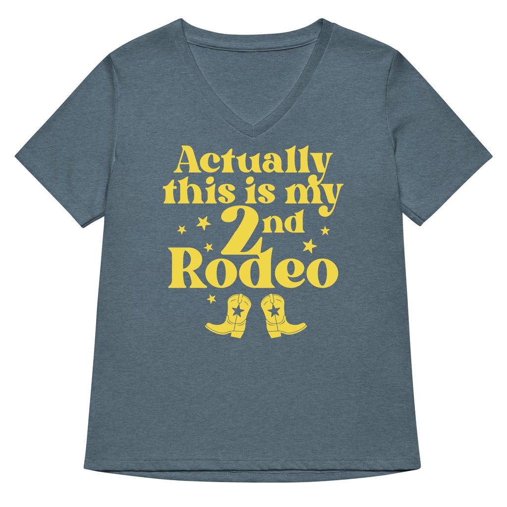 Actually This Is My 2nd Rodeo Women's V-Neck Tee