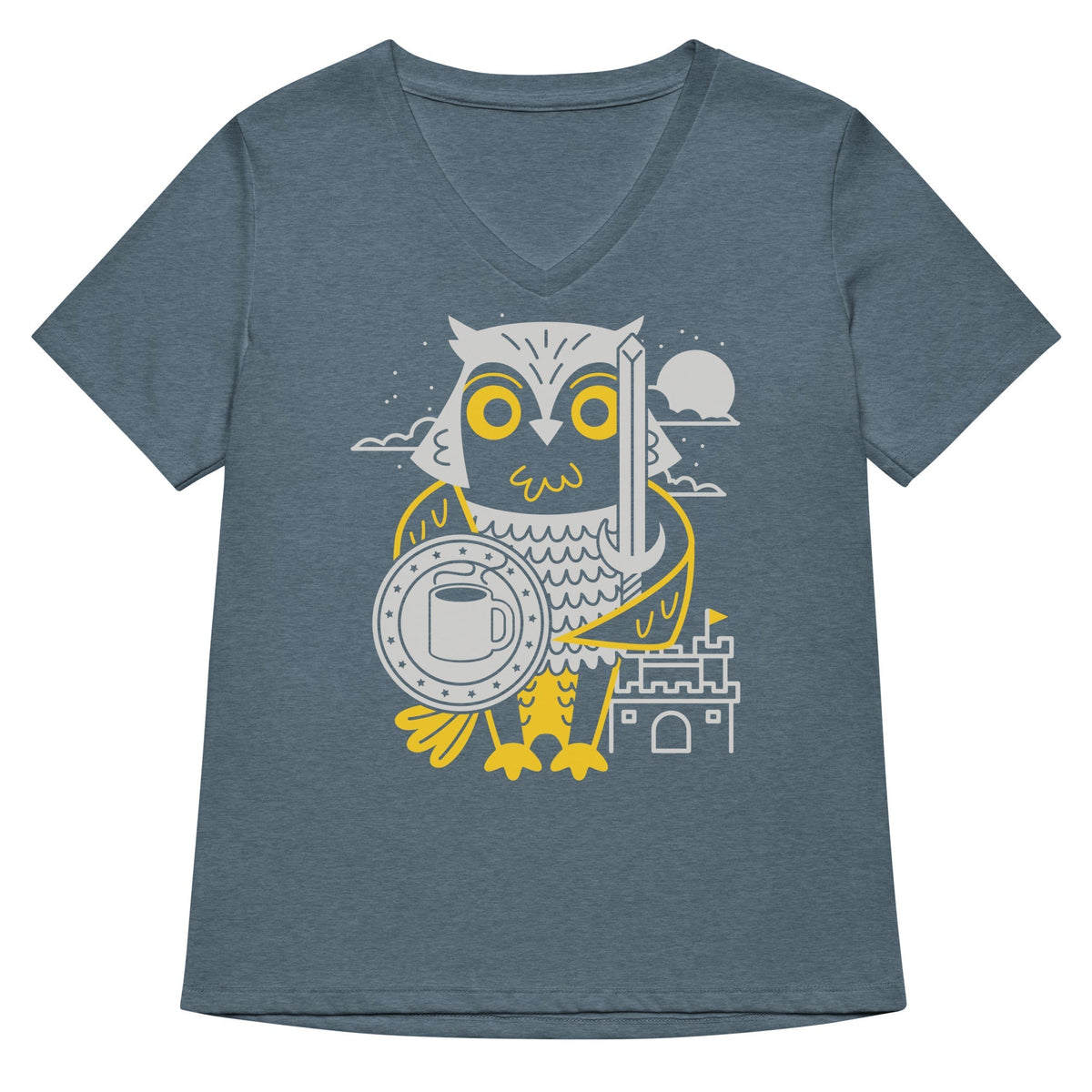 Knight Owl Women's V-Neck Tee
