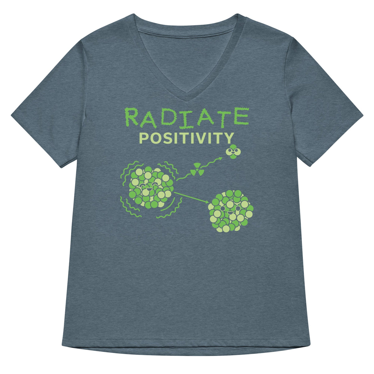 Radiate Positivity Women's V-Neck Tee