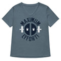 Maximum Effort! Women's V-Neck Tee
