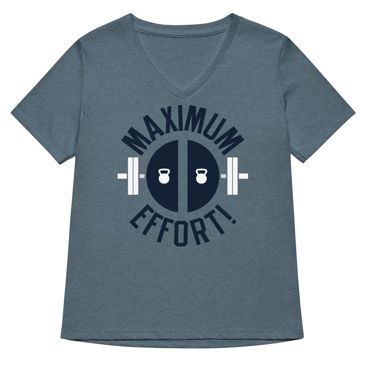 Maximum Effort! Women's V-Neck Tee