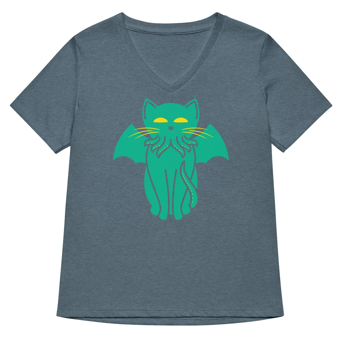Cathulhu Women's V-Neck Tee