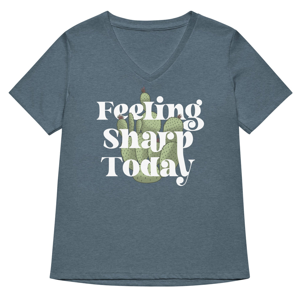Feeling Sharp Today Women's V-Neck Tee
