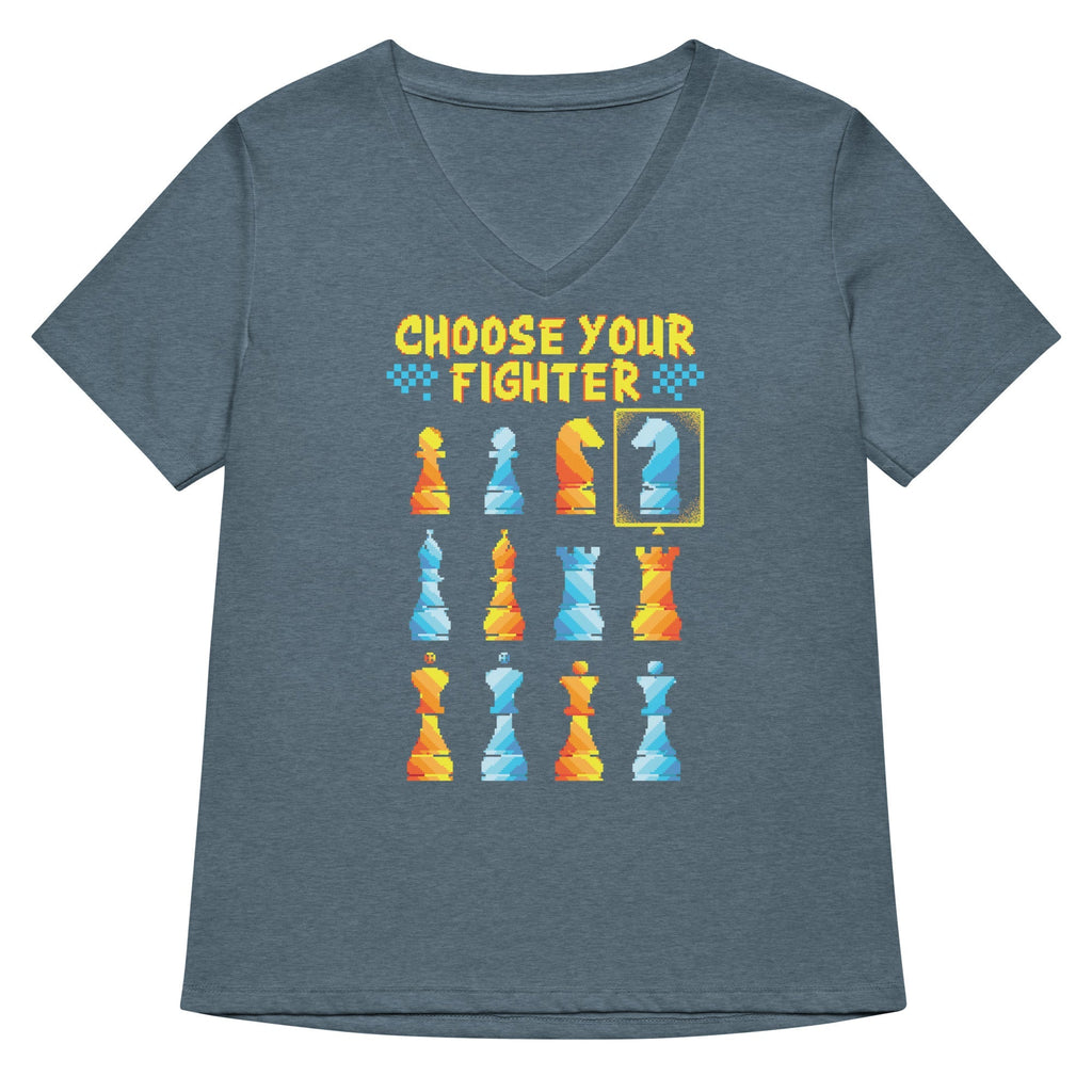 Choose Your Fighter Women's V-Neck Tee