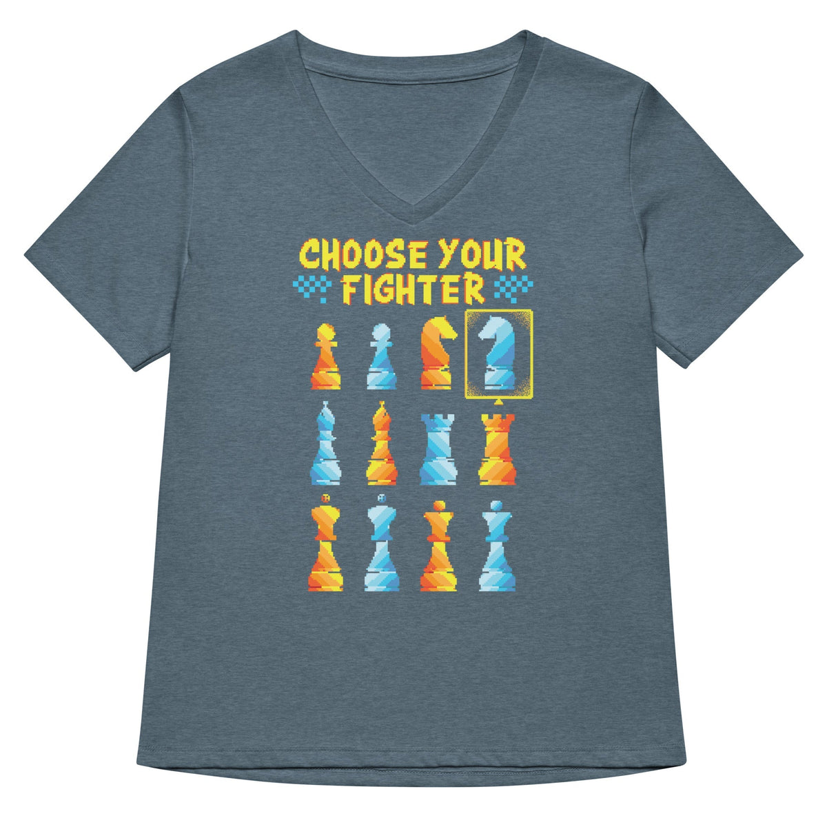 Choose Your Fighter Women's V-Neck Tee