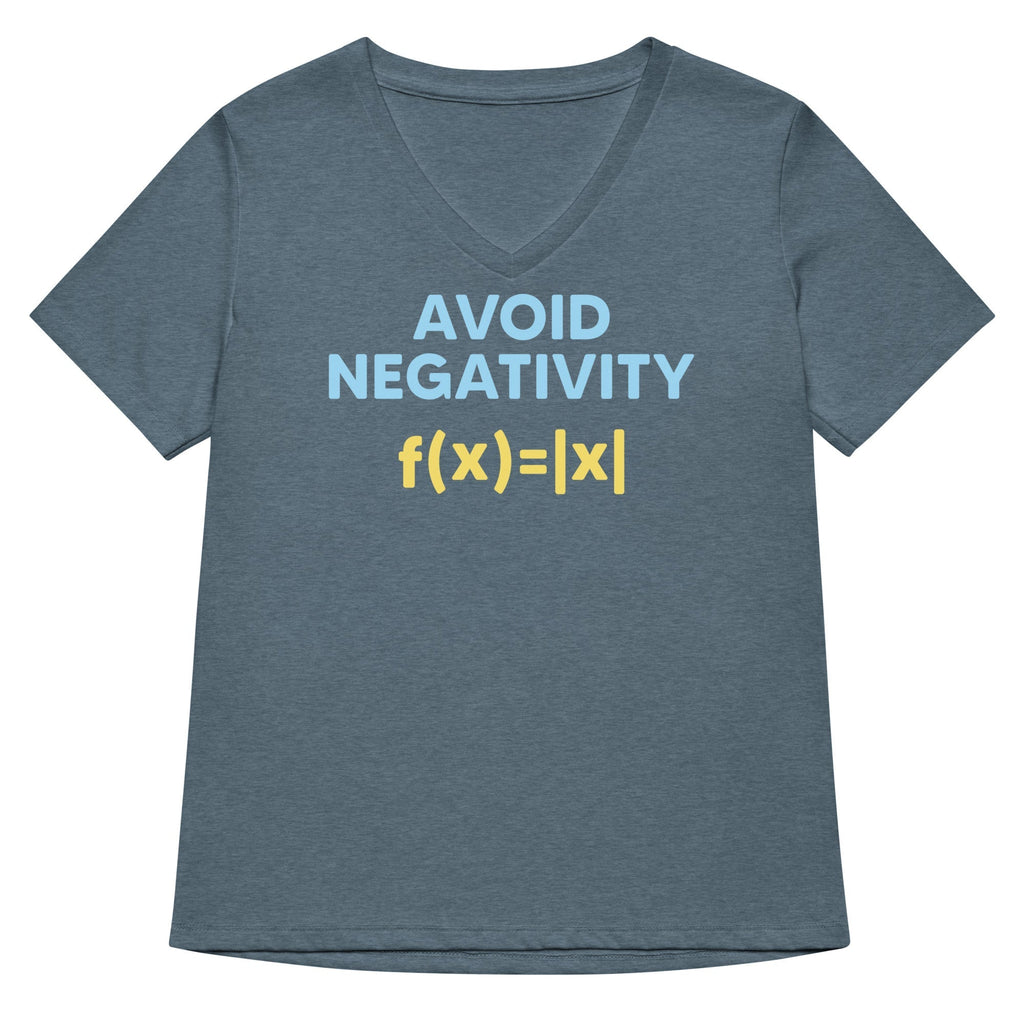 Avoid Negativity Women's V-Neck Tee