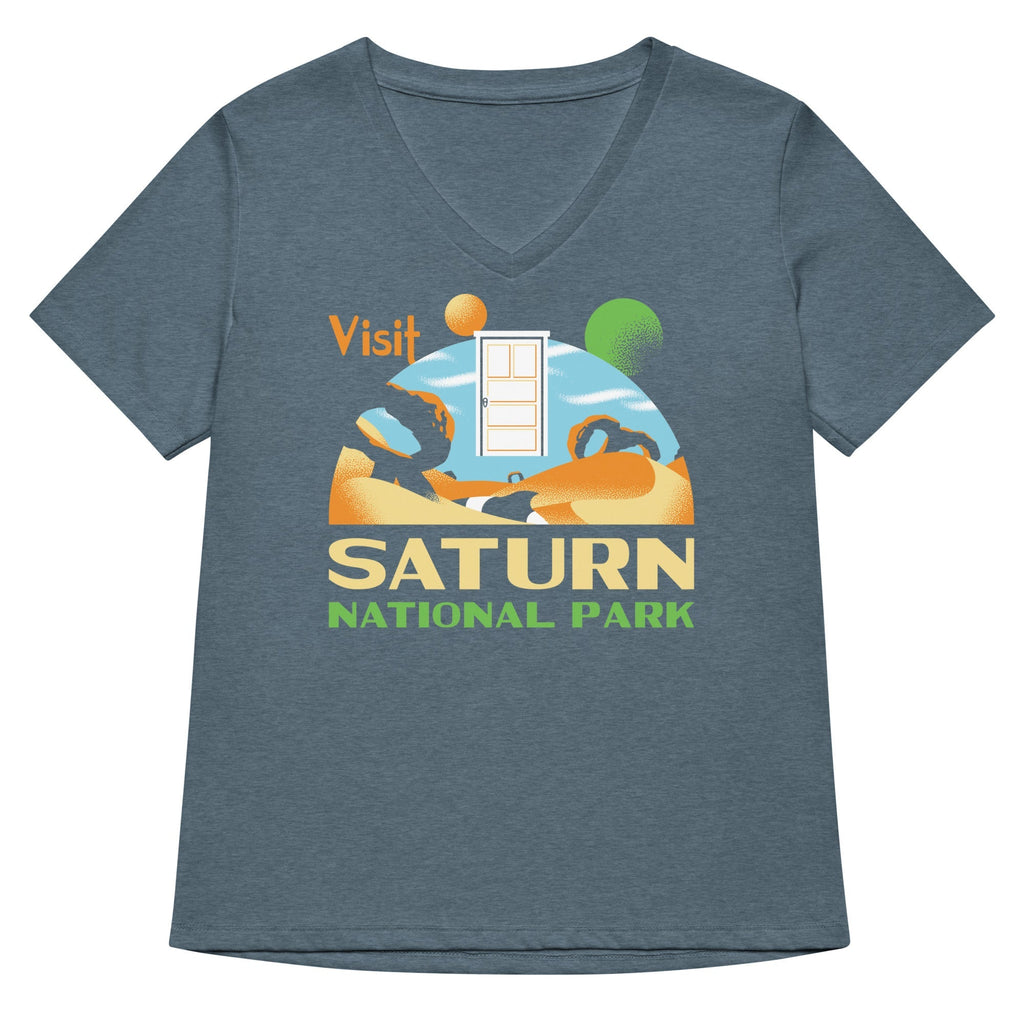 Visit Saturn National Park Women's V-Neck Tee