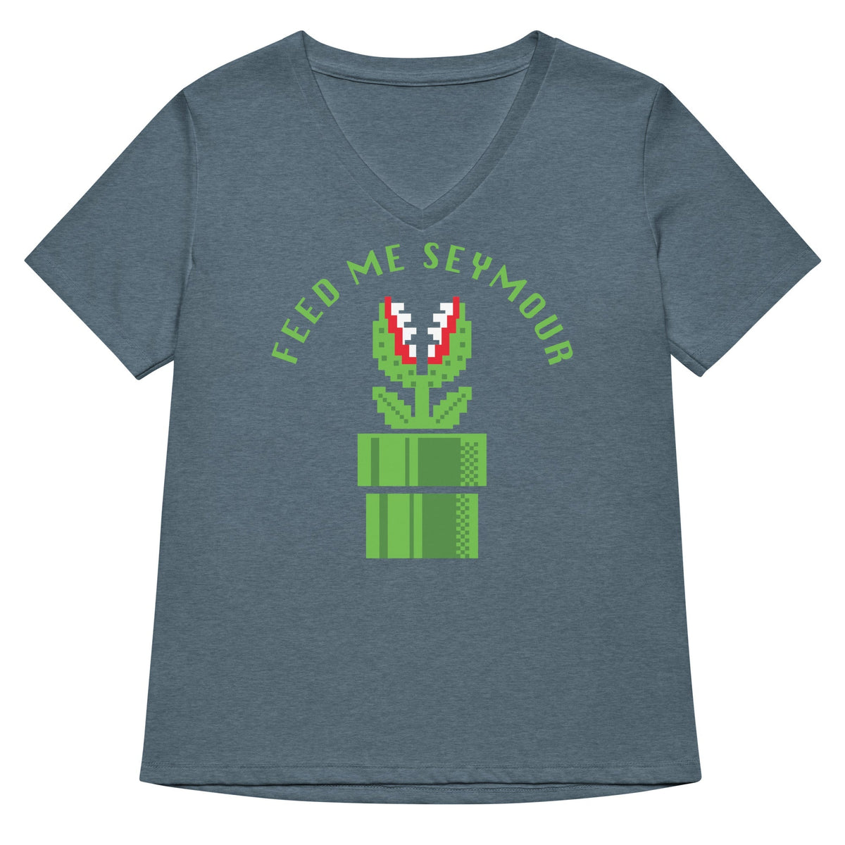 Feed Me Seymour Women's V-Neck Tee