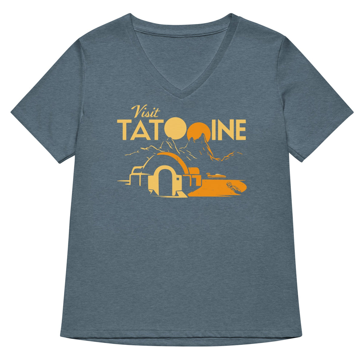 Visit Tatooine Women's V-Neck Tee