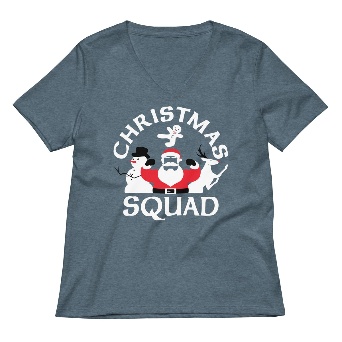 Christmas Squad Women's V-Neck Tee