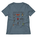 Insects Of The World Women's V-Neck Tee