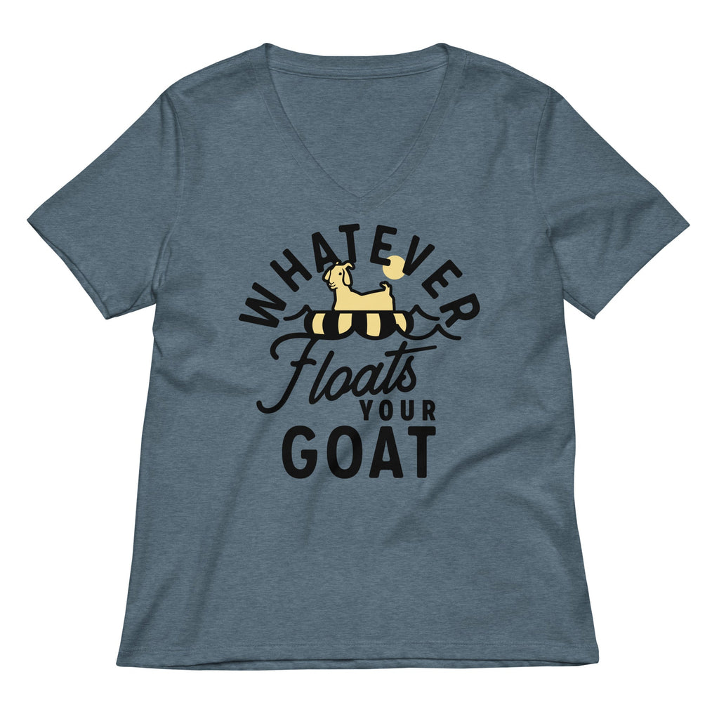 Whatever Floats Your Goat Women's V-Neck Tee