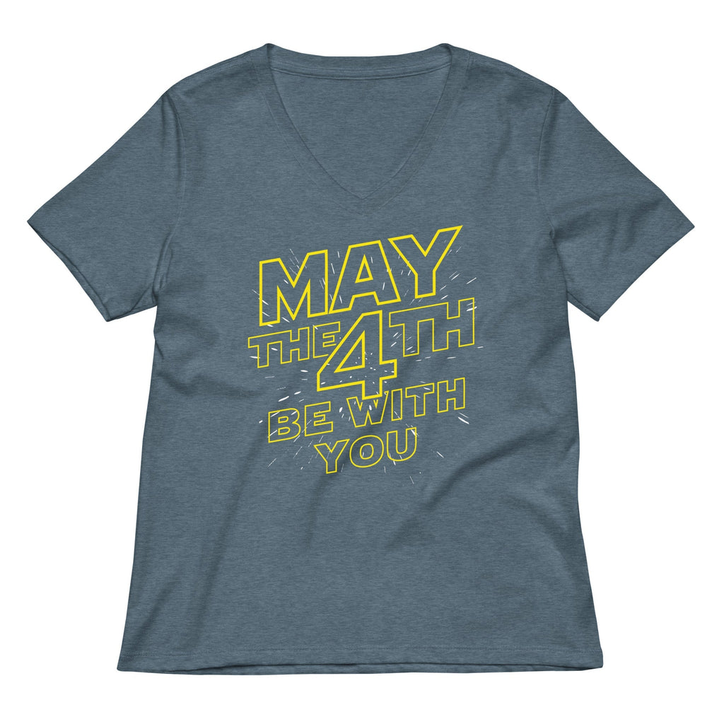 May The 4th Be With You Women's V-Neck Tee