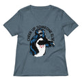 Cheer Up Someone Else Women's V-Neck Tee