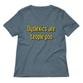 Dyslexics are teople poo Women's V-Neck Tee