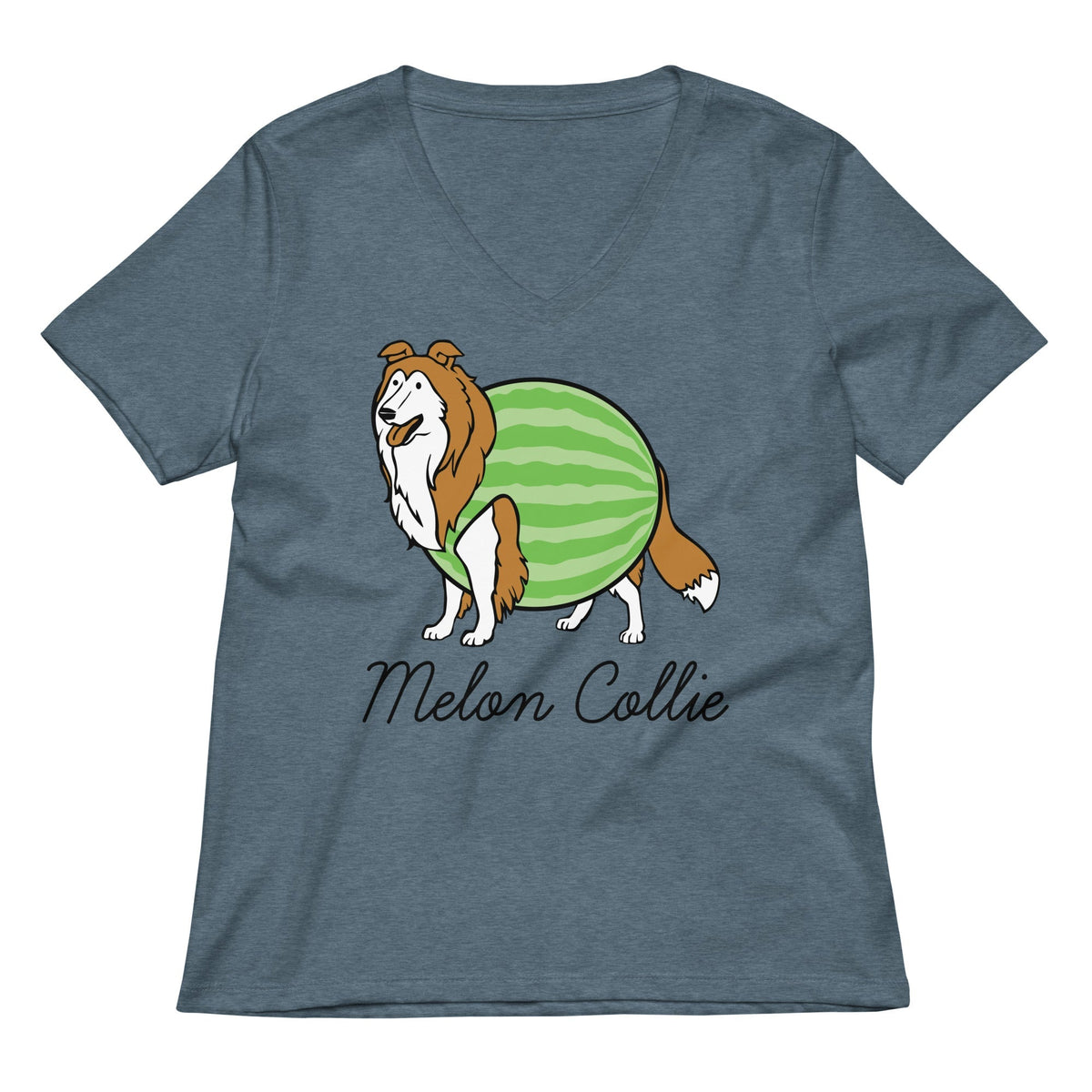 Melon Collie Women's V-Neck Tee
